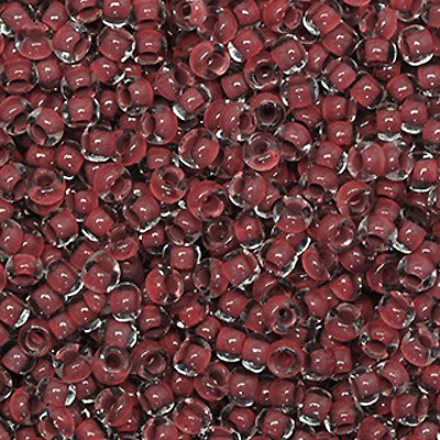 SB8-150L - Preciosa Czech seed beads - Terra Intensive Brown Lined